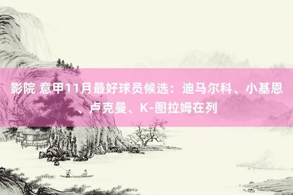 影院 意甲11月最好球员候选：迪马尔科、小基恩、卢克曼、K-图拉姆在列