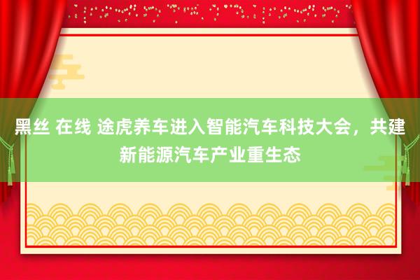 黑丝 在线 途虎养车进入智能汽车科技大会，共建新能源汽车产业重生态